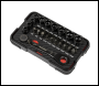 Sealey AK2112 Premier Black Go-Through Lock-On™ Low Profile Socket & Bit Set 1/4 inch Sq Drive 31pc