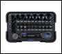 Sealey AK2112 Premier Black Go-Through Lock-On™ Low Profile Socket & Bit Set 1/4 inch Sq Drive 31pc
