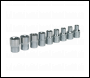 Sealey AK230 Premier TRX-Star* Female Socket Set 1/2 inch Sq Drive 9pc