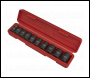 Sealey AK2301 Premier TRX-Star* Female Impact Socket Set 1/2 inch Sq Drive 10pc