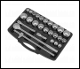 Sealey AK2582 Socket Set 26pc 3/4 inch Sq Drive 12-point WallDrive®