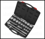 Sealey AK2582 Premier Metric/Imperial Socket Set 3/4 inch Sq Drive 12-Point 26pc