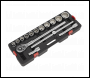 Sealey AK2583 Premier Socket Set 3/4 inch Sq Drive 12-point 15pc
