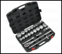 Sealey AK2584 Socket Set 26pc 3/4 inch Sq Drive 12-point WallDrive®