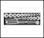 Sealey AK259/CRV Premier Socket Set 3/4 inch Sq Drive 12-point 22pc