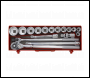 Sealey AK2597 Premier Socket Set 3/4 inch Sq Drive 17pc