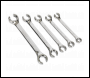 Sealey AK2651 Flare Nut Spanner Set 5pc Metric