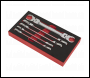 Sealey AK2652 Premier Flexi-Head Flare Nut Spanner Set 5pc