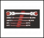 Sealey AK2652 Premier Flexi-Head Flare Nut Spanner Set 5pc