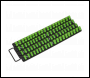 Sealey AK27051HV Premier Socket Rail Tray 1/4 inch , 3/8 inch  & 1/2 inch Sq Drive - Hi-Vis Green