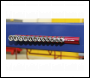 Sealey AK27083 Premier Socket Retaining Rail Magnetic 3/8 inch Sq Drive 12 Clips