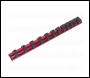 Sealey AK27083 Premier Socket Retaining Rail Magnetic 3/8 inch Sq Drive 12 Clips