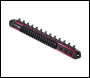 Sealey AK27096 Socket & Bit Retaining Rail 1/4 inch Sq Drive