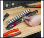 Sealey AK27097 Socket & Bit Retaining Rail 3/8 inch Sq Drive