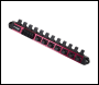 Sealey AK27098 Socket & Bit Retaining Rail 1/2 inch Sq Drive