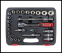 Sealey AK27482 Premier Lock-On™ Socket Set 1/2 inch Sq Drive 26pc