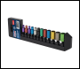Sealey AK282 Premier Multi-Coloured Socket Set 1/4 inch Sq Drive 12pc