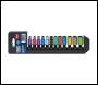 Sealey AK282 Premier Multi-Coloured Socket Set 1/4 inch Sq Drive 12pc