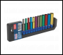 Sealey AK282D Multi-Coloured Socket Set 12pc 1/4 inch Sq Drive Deep WallDrive® Metric