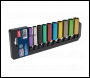 Sealey AK285D Multi-Coloured Socket Set 10pc 3/8 inch Sq Drive 6pt Deep WallDrive® Metric