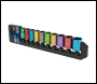Sealey AK288 Premier Multi-Coloured Socket Set 1/2 inch Sq Drive 10pc