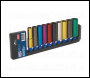 Sealey AK288D Multi-Coloured Socket Set 10pc 1/2 inch Sq Drive 6pt Deep WallDrive® Metric