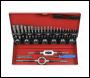 Sealey AK3015 Metric Tap & Die Set Split Dies 32pc