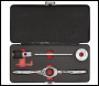 Sealey AK3027 Metric Bi-Directional Ratchet Tap & Die Holder Set 5pc