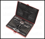 Sealey AK3028 Metric Tap & Die Set Split Dies 28pc