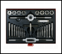 Sealey AK3028 Metric Tap & Die Set Split Dies 28pc