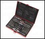 Sealey AK3033 Metric/UNF/BSP Tap & Die Set Split Dies 33pc