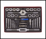 Sealey AK3033 Metric/UNF/BSP Tap & Die Set Split Dies 33pc