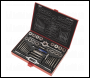 Sealey AK3040 Metric Tap & Die Set Split Dies 40pc