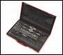 Sealey AK3076 Metric Tap & Die Set Split Dies 76pc