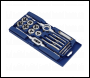Sealey AK321 Metric Tap & Die Set 17pc