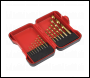 Sealey AK3715HSS HSS Drill Bit Set 15pc