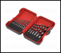 Sealey AK3715W Brad Point Wood Drill Bit Set 15pc