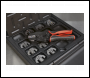 Sealey AK3858COMBO Ratchet Crimping Tool with Jaws and Storage Case