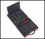 Sealey AK3858COMBO Ratchet Crimping Tool with Jaws and Storage Case
