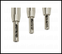 Sealey AK3HD Self-Centring Chamfered Hinge Drill Set 3pc