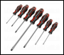 Sealey AK4321 Premier GripMAX® Screwdriver Set 7pc - Red