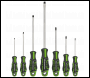 Sealey AK4321HV Premier GripMAX® Screwdriver Set 7pc - Hi-Vis Green