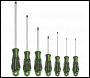 Sealey AK4321HV Premier GripMAX® Screwdriver Set 7pc - Hi-Vis Green