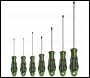 Sealey AK4321HV Premier GripMAX® Screwdriver Set 7pc - Hi-Vis Green