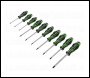 Sealey AK4324HV Premier GripMAX® TRX-Star* Screwdriver Set 10pc - Hi-Vis Green