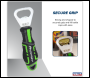 Sealey AK4368HV Premier GripMAX® Bottle Opener - Hi-Vis Green