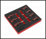 Sealey AK4371 Premier GripMAX® Stubby Screwdriver Set 17pc