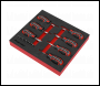 Sealey AK4371 Premier GripMAX® Stubby Screwdriver Set 17pc