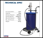 Sealey AK453X Air Operated Grease Pump 50kg