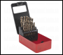 Sealey AK4702 HSS Cobalt Split Point Fully Ground Drill Bit Set 25pc Metric